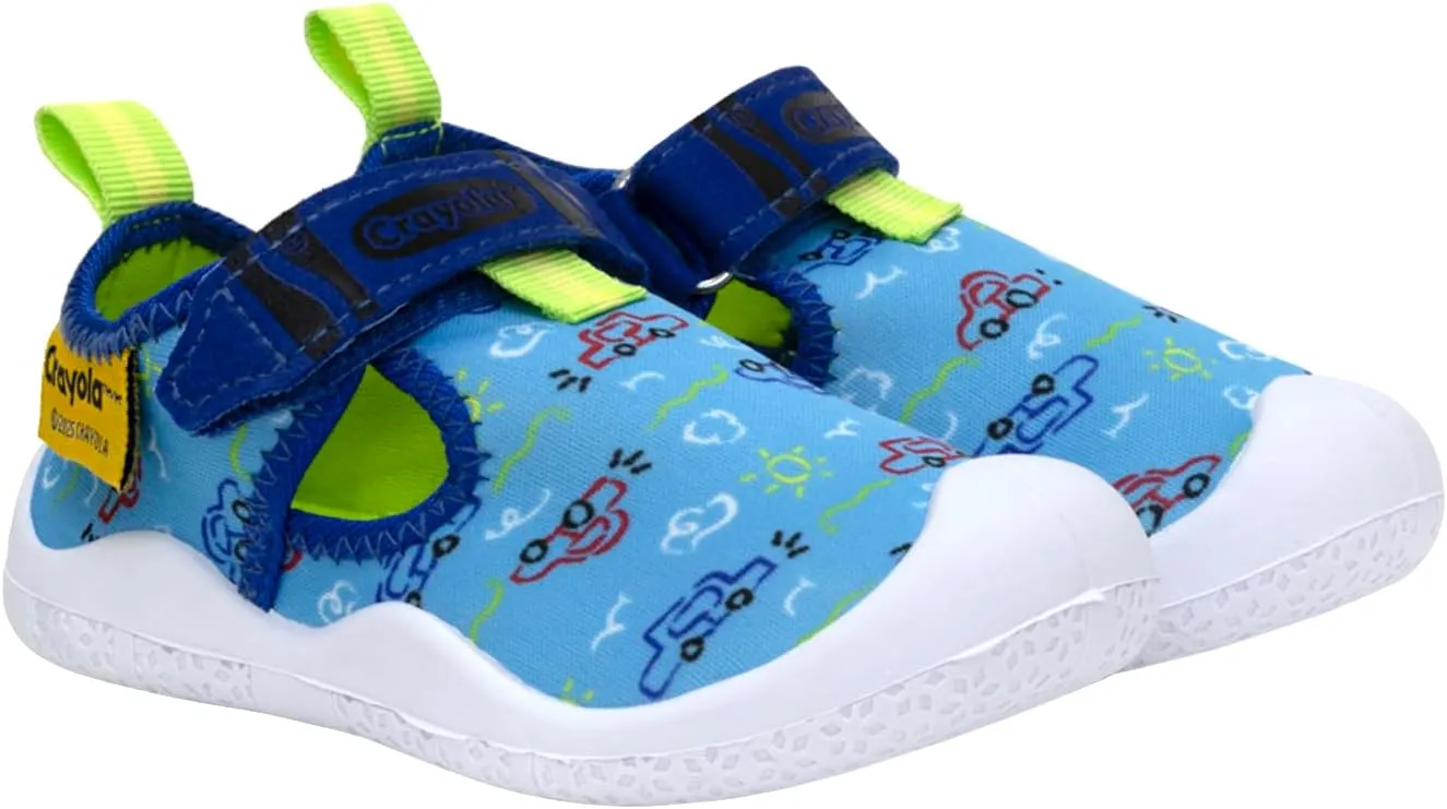 Robeez Kids Water Shoes Boys & Girls Slip Resistant Neoprene Aqua Shoes for Summer, Beach, Pool - Infant/Toddler, 12 Months - 3.5 Years