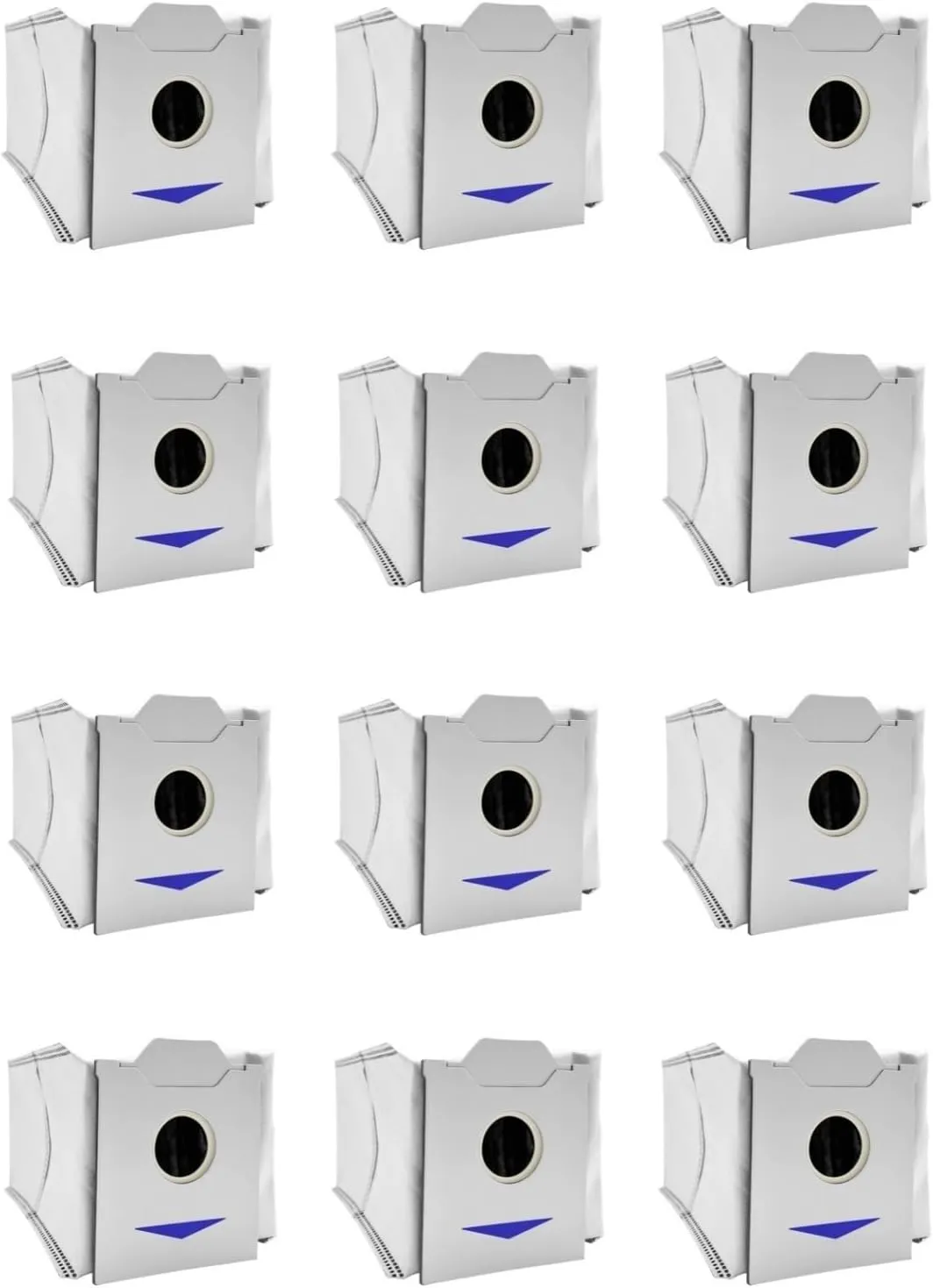 Robot Vacuum Cleaner Dust Collection Bag ，Compatible for Ecovacs Deebot N30 Omni / N30 Pro Omni ，Large Capacity Dust Bag Parts(12PCS)