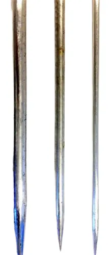 Round Tandoori Oven Skewers or Tandoor Seekhs, Stainless Steel, 39"