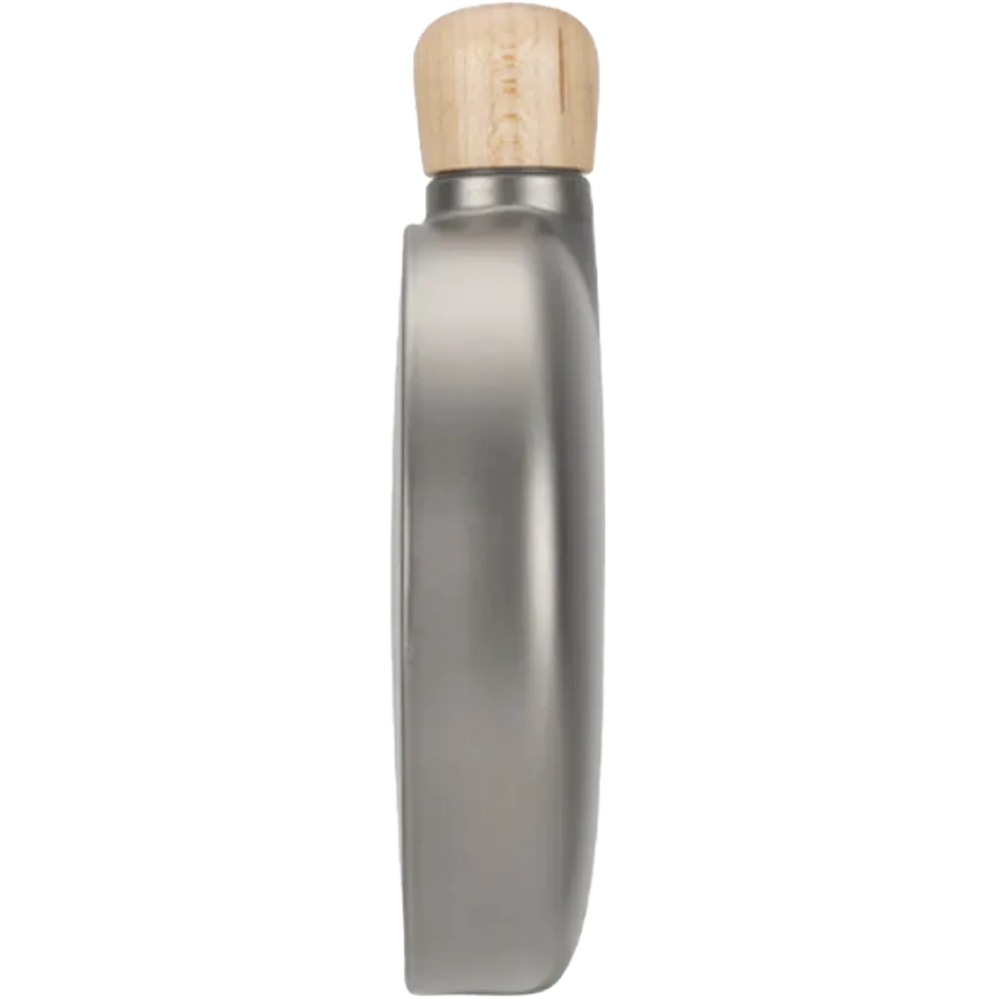 Round Titanium 5 oz Flask