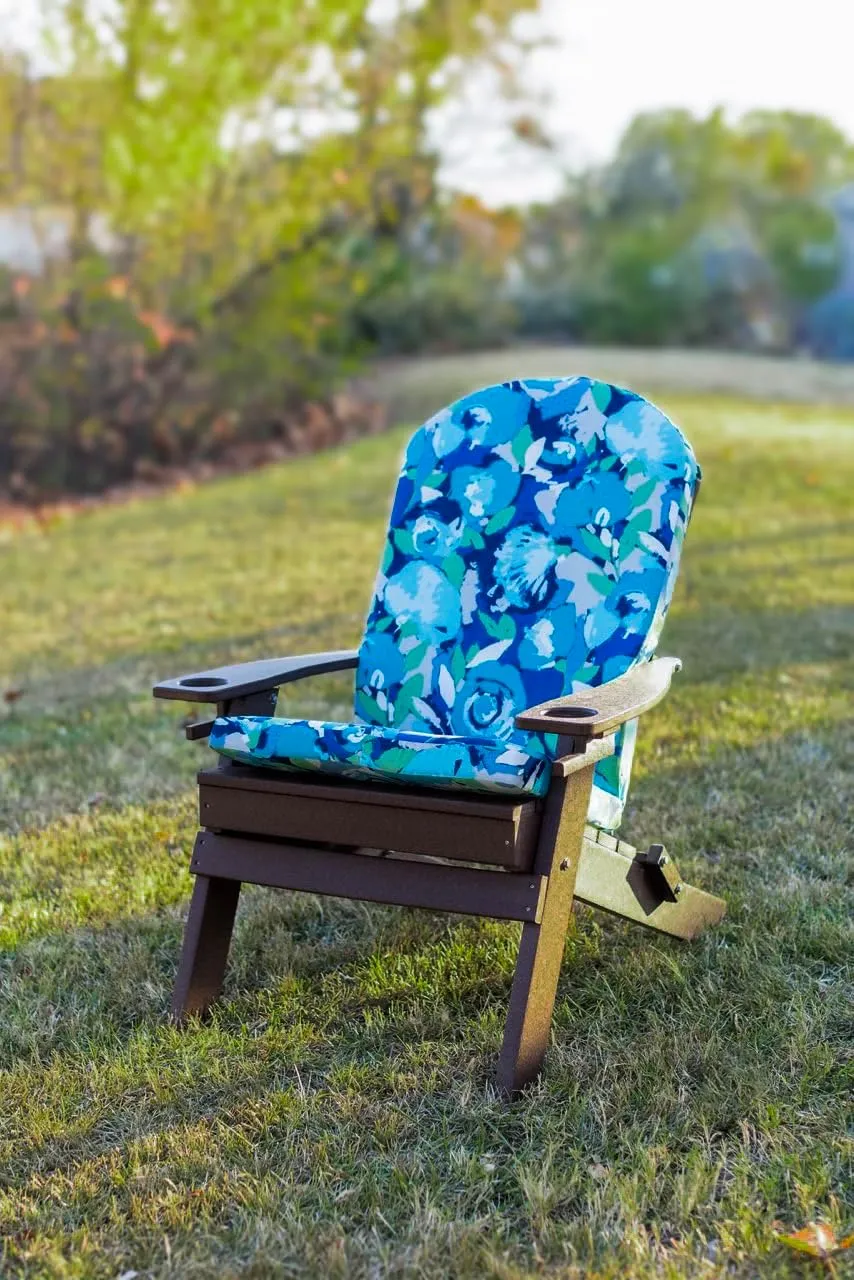 RSH Decor: Sunbrella Foam Adirondack Chair Cushion | 48” x 20” x 2” | Sunbrella Performance Fabric | Water and Fade-Resistant | Outdoor Cushion for Patio Furniture | Canvas Burgundy