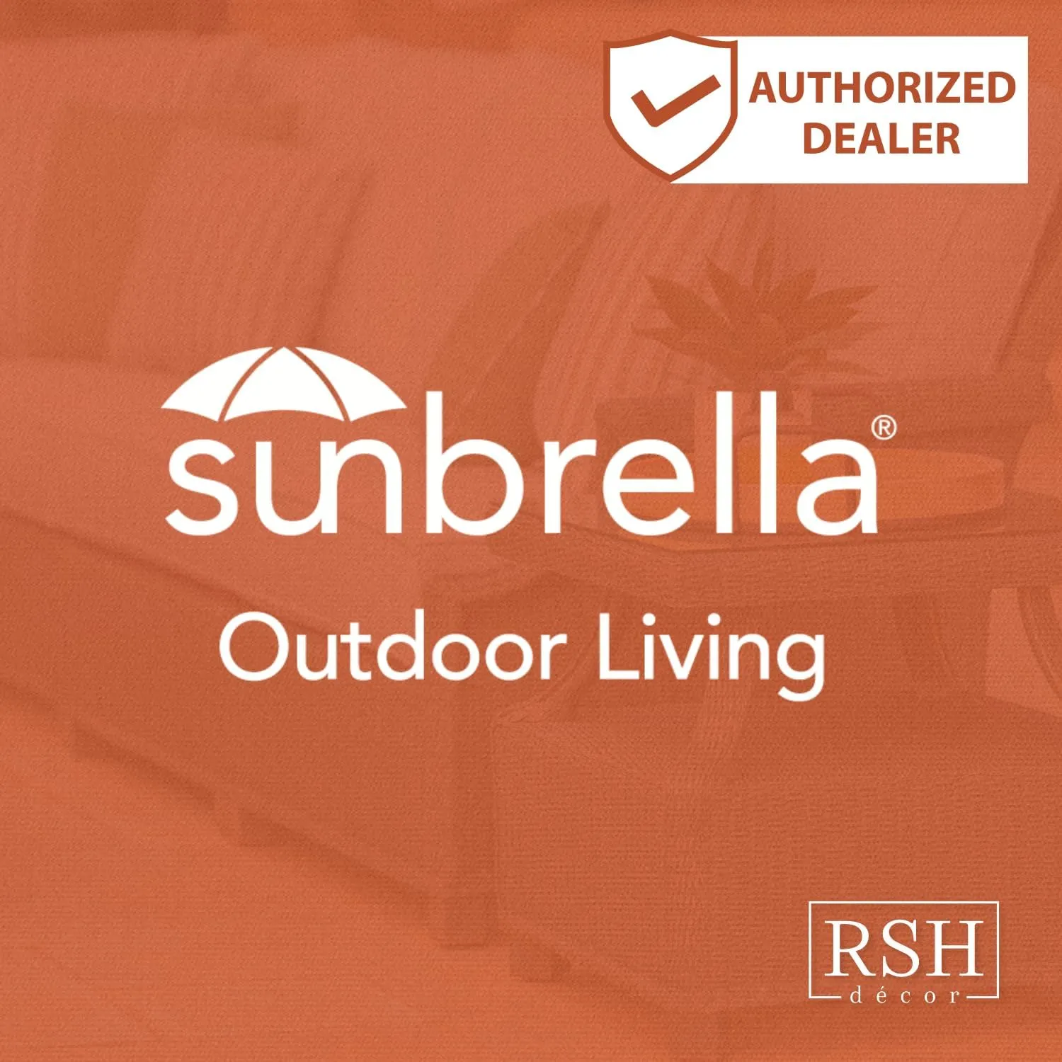 RSH Decor: Sunbrella Foam Adirondack Chair Cushion | 48” x 20” x 2” | Sunbrella Performance Fabric | Water and Fade-Resistant | Outdoor Cushion for Patio Furniture | Canvas Burgundy