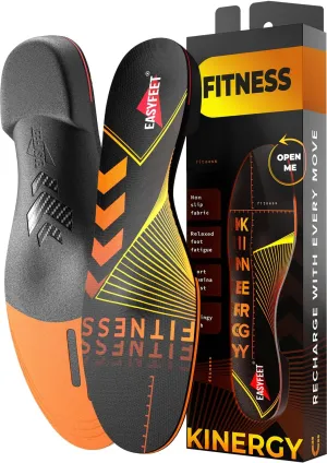 Running Athletic Shoe Insoles Men Women - Sport Insole - Shock Absorption Inserts - Walking Hiking Hockey Tennis Basketball - Orthotic Comfort Cushions Inserts Sneakers