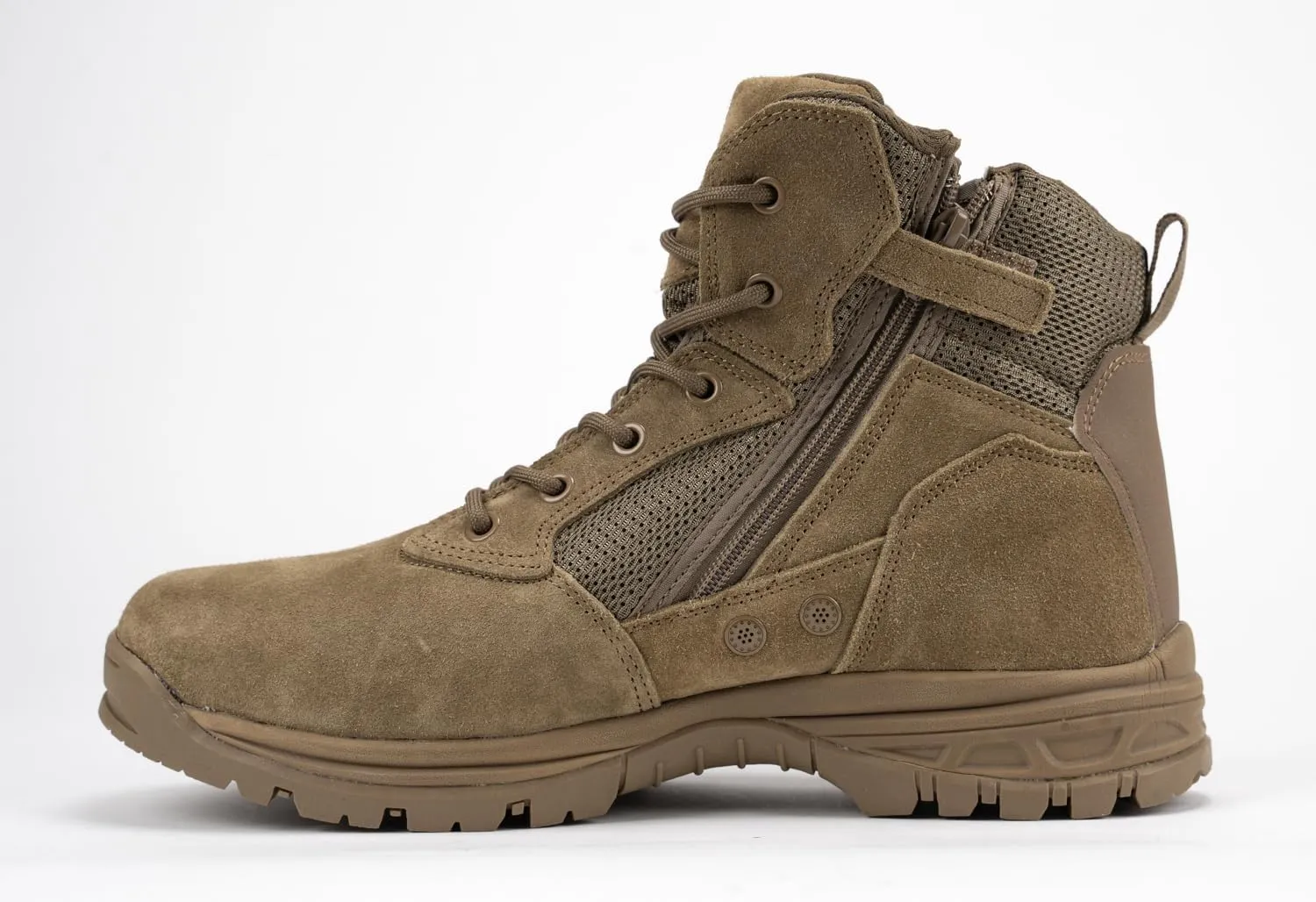 RYNO GEAR 6" Coolmax Tactical Combat Breathable Side Zip Boots