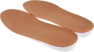 SAFIGLE Height Increase Insoles 2.5cm Taller Pads for Women Men Breathable Pig Skin Shoe Lifts Comfortable Taller Insoles for Dress Shoes