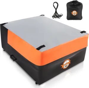 Sailnovo Truck Bed Cargo Bag, 36 Cubic ft 100% Waterproof Cargo Bag for Truck Bed, Heavy Duty PVC Truck Cargo Bag Fits Any Truck Size with 4 Stretch Cord, Packing Bag (59''x48''x22'')