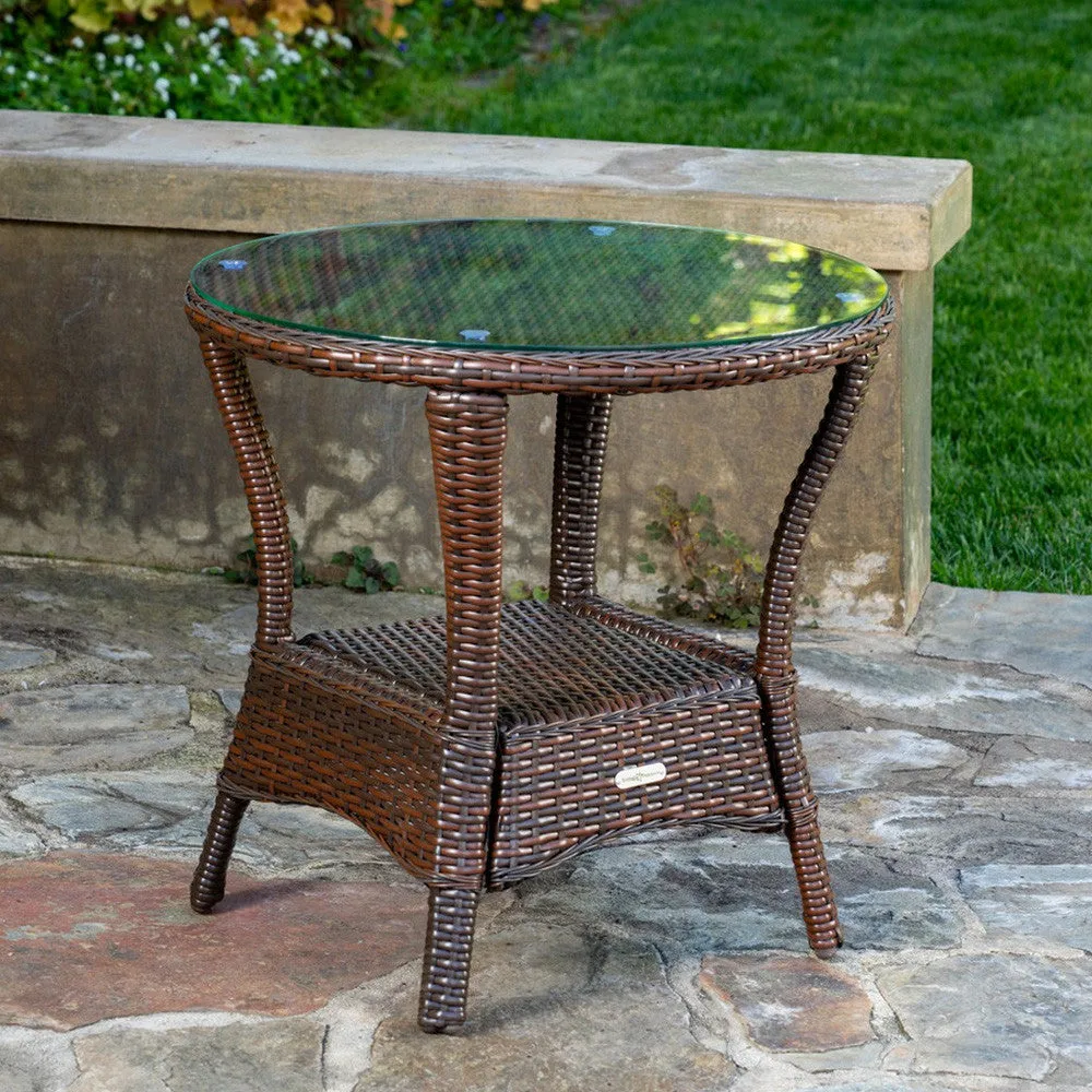 Sea Pines Wicker 3pc Rocking Chair Set