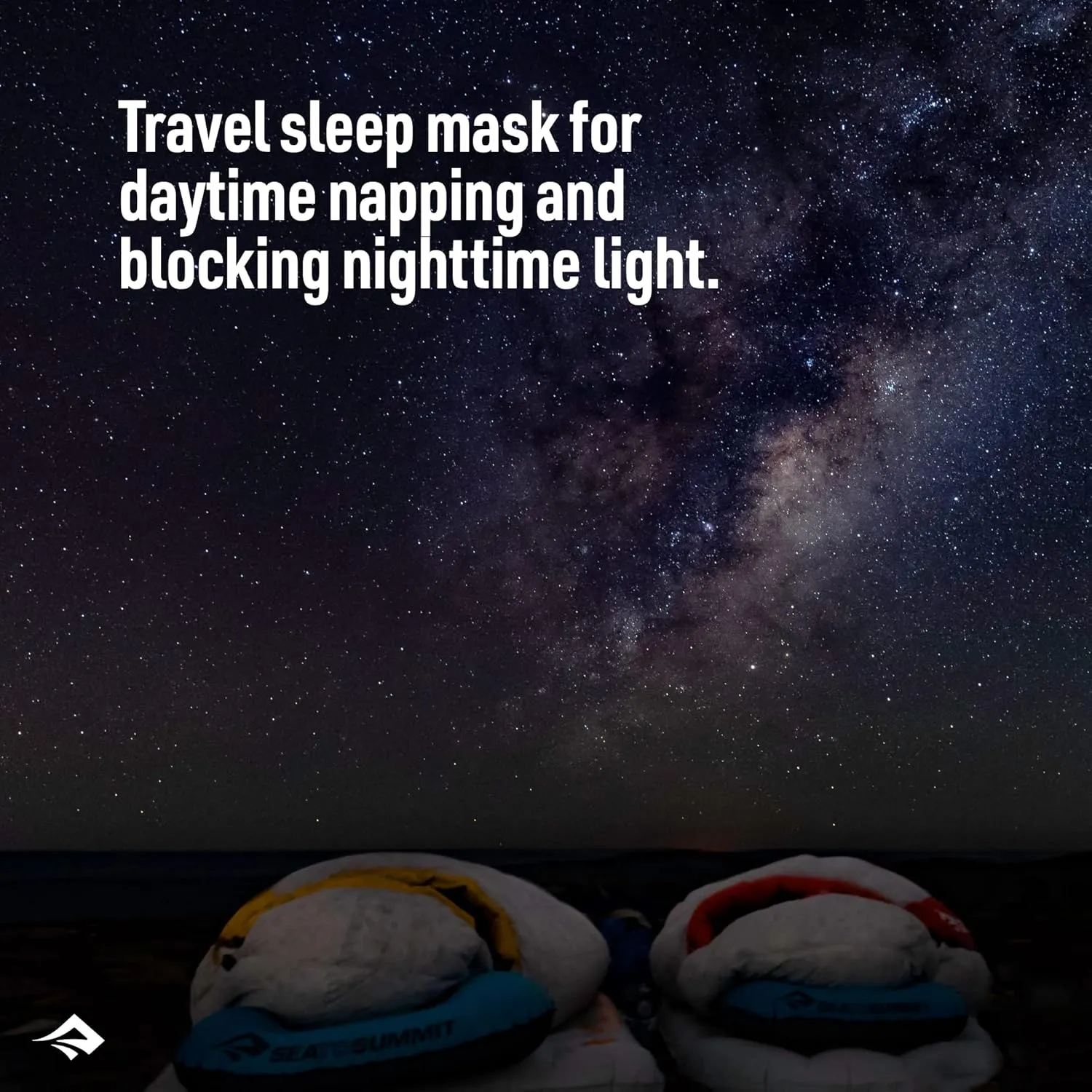 Sea to Summit TravellingLight Eye Shade Travel Sleep Mask, High rise grey