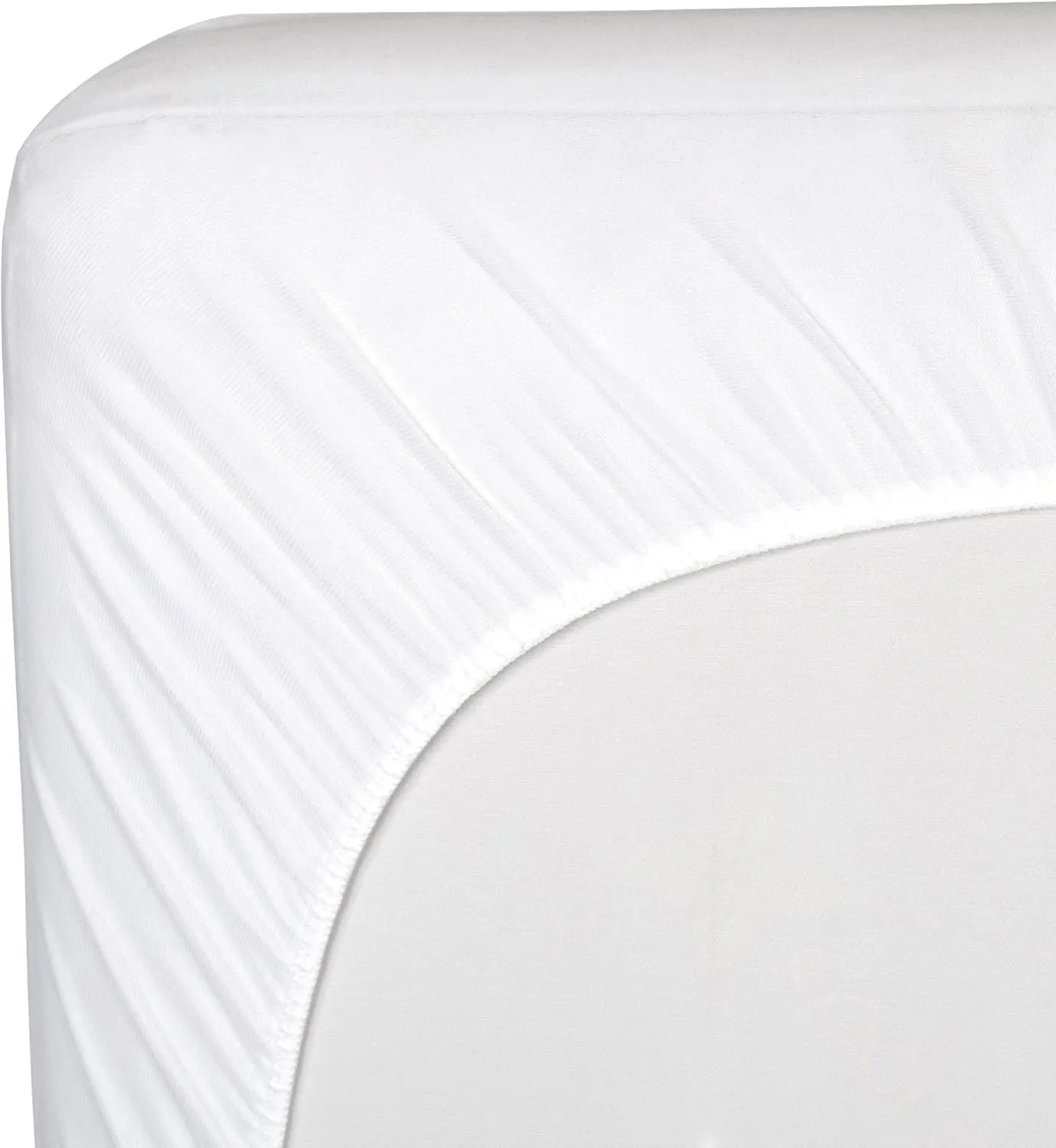 Sealy Baby Antimicrobial Fitted Waterproof Infant Crib Mattress Protector Pad and Toddler Bed Cover, Designed to Neutralize Odors, Machine Washable and Dryer Friendly, 52” x 28”- White