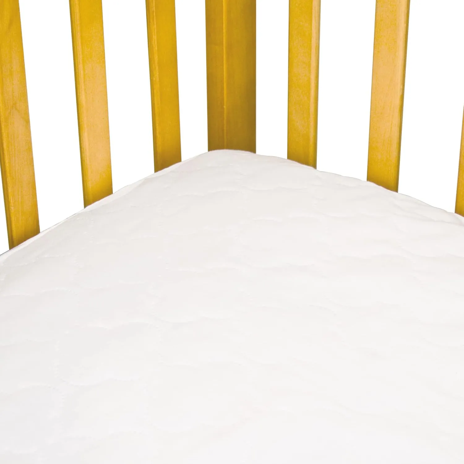 Sealy Baby Antimicrobial Fitted Waterproof Infant Crib Mattress Protector Pad and Toddler Bed Cover, Designed to Neutralize Odors, Machine Washable and Dryer Friendly, 52” x 28”- White