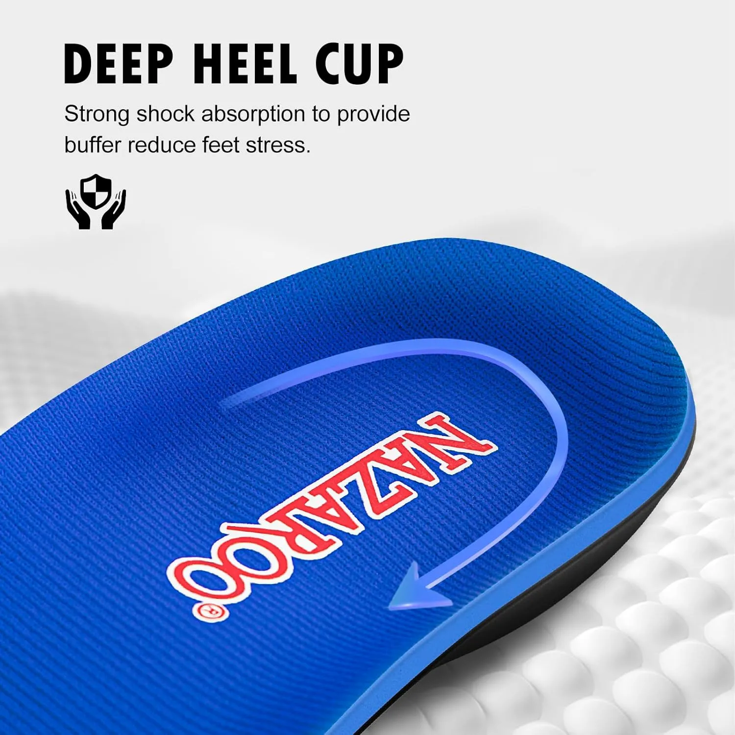 Shoe Insoles Arch Support Inserts Orthotic Insoles for Plantar Fasciitis, Flat Feet, High Arch, Pronation, Heel Spurs & Foot Pain