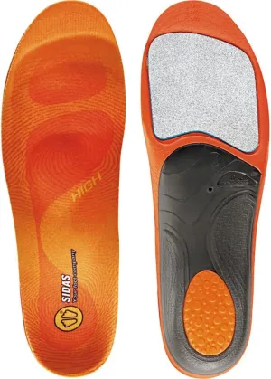 Sidas Unisex Winter 3Feet Insulated Cushioned Skiing Insoles with EVA Pad for Arch Support, High-Arched Feet, X-Large (45-47), Orange