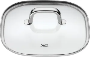 Silit Glass Lid Quadro, Transparent, 26 cm