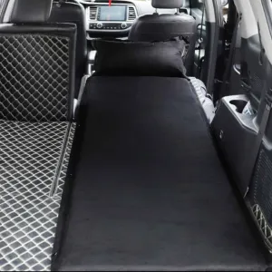 (Single Half) SelfInflat Memory Foam Sleeping Pad with Sponge Pillow for car, Portable Bed Mattress, Car Camping Essential for SUVs, Tesla Model Y, RAV4, CR-V, X-Trail, Highlander, Kuga, Tiguan