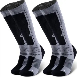 Ski Socks Merino Wool (Pack of 2) for Skiing, Snowboarding, Winter Warm