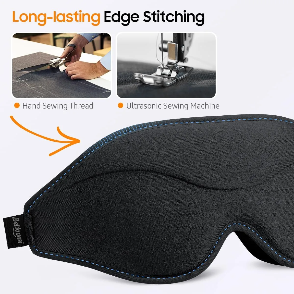 Sleep Mask, 2 Packs Premium Eye Mask for Sleeping, Total Blackout, Superior Soft Comfort, Upgraded 3D Ergonomic Designed Sleeping Mask for Home, Office, Travel, Meditation, Yoga, Black & Pink