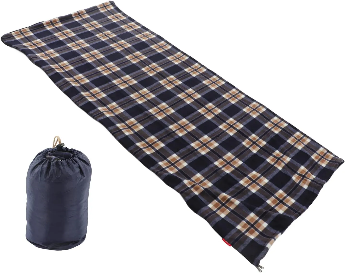 Sleeping Bag, Fleece Sleeping Bag Portable Travel Warm Sleeping Bag for Adults Outdoor Camping Hiking Climbing