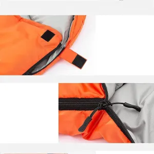 Sleeping Bag, Lightweight 3 Season Weather Sleep Bags for Kids Adults Girls Women, Microfiber Filled 0 Degree for Backpacking/Hiking/Camping/Mountaineering (Blue)
