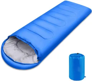 Sleeping Bag, Lightweight 3 Season Weather Sleep Bags for Kids Adults Girls Women, Microfiber Filled 5-20 Degree for Backpacking/Hiking/Camping/Mountaineering with Compression Sack