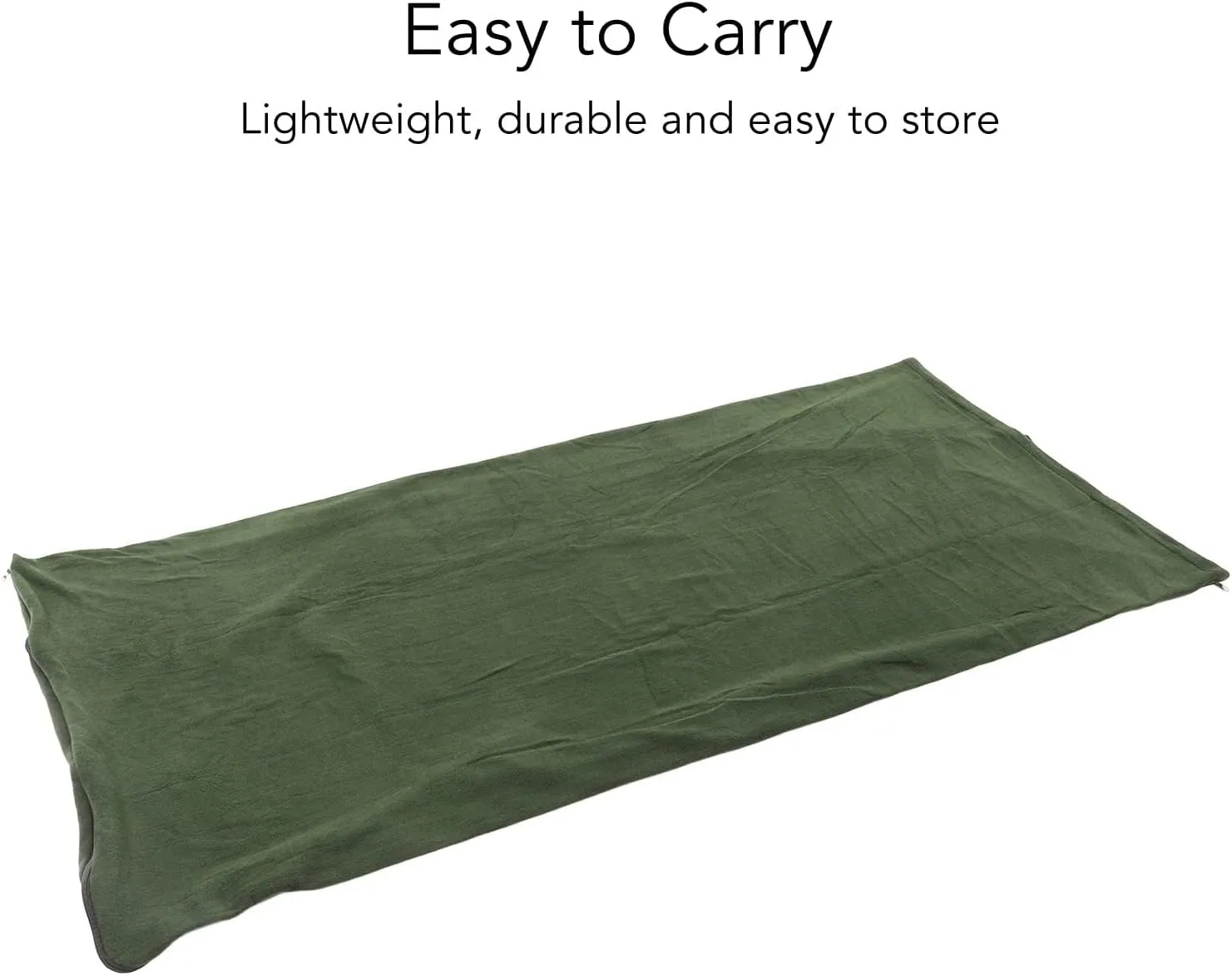 Sleeping Bag, Portable Fleece Sleeping Bag for Warm and Cozy Outdoor Adventures