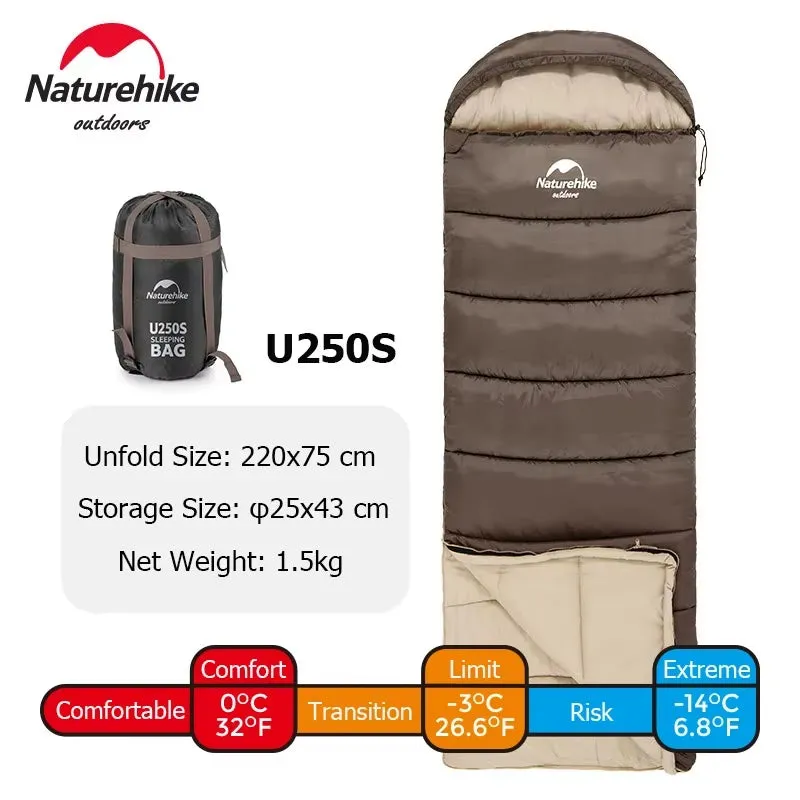 Sleeping Bag Ultralight Waterproof Sleeping Bag Cotton Quilt Portable Envelope Sleeping Bag Camping Sleeping Bags