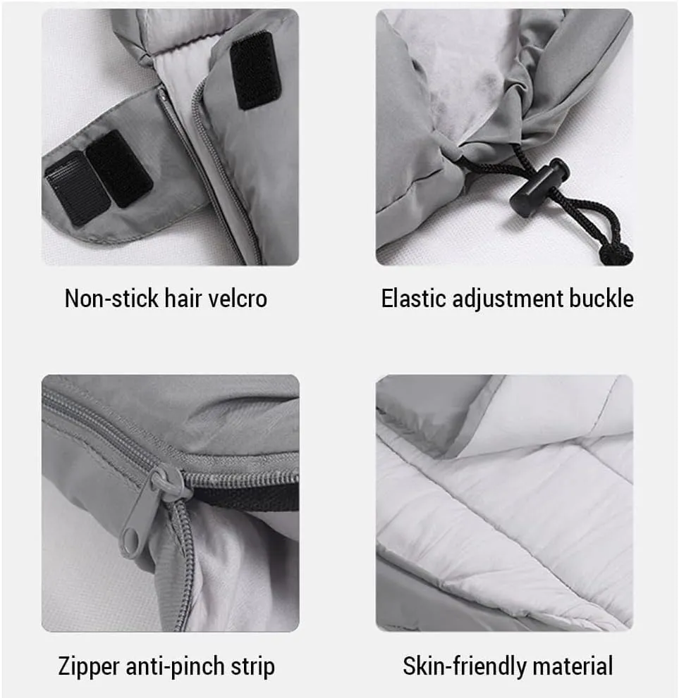 Sleeping Bags Double Persons Sleeping Bags for Adults Cold Weather Cold-Resistant with Hooded Anti-ing for Camping Split Into Single Use Wilderness Camping Sleeping Bag Warm Sleeping Bag
