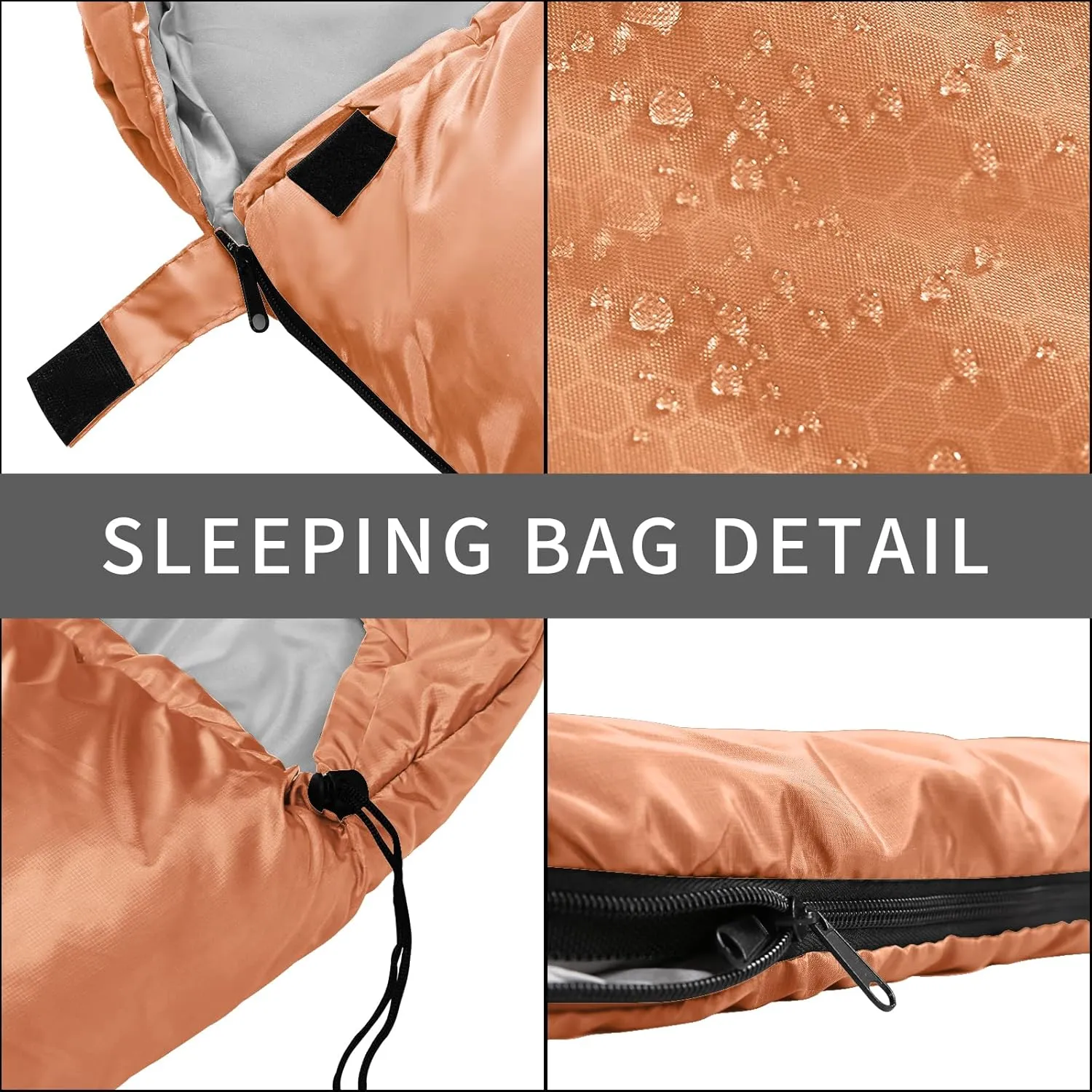 Sleeping Bags for Adults & Kids (Girls or Boys) - Use for Backpacking, Hiking and Camping - Suitable for Warm & Cold Weather - Lightweight, Portable, Waterproof
