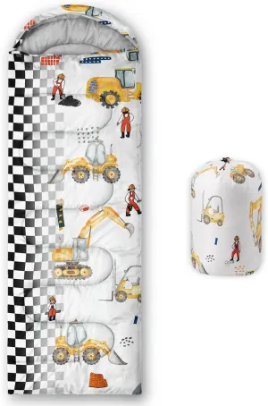 Sleeping Bags for Adults and Kids Camping Sleeping Bags for Girls and Boys Lightweight Waterproof Cold/Warm Sleeping Bag for 3 Season