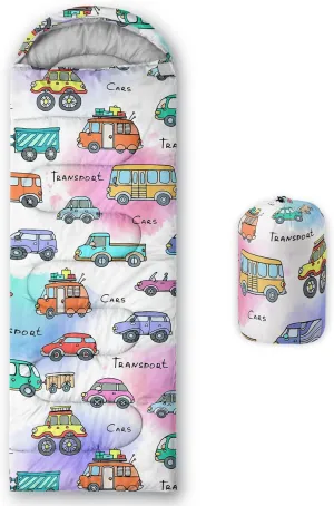 Sleeping Bags for Adults and Kids Camping Sleeping Bags for Girls and Boys Lightweight Waterproof Cold/Warm Sleeping Bag for 3 Season