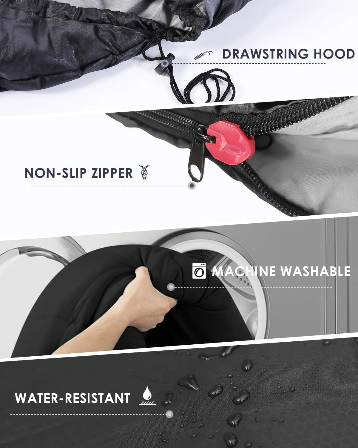 Sleeping Bags for Adults Backpacking Lightweight Waterproof- Cold Weather Sleeping Bag for Girls Boys Mens for Warm Camping Hiking Outdoor Travel Hunting with Compression Bags