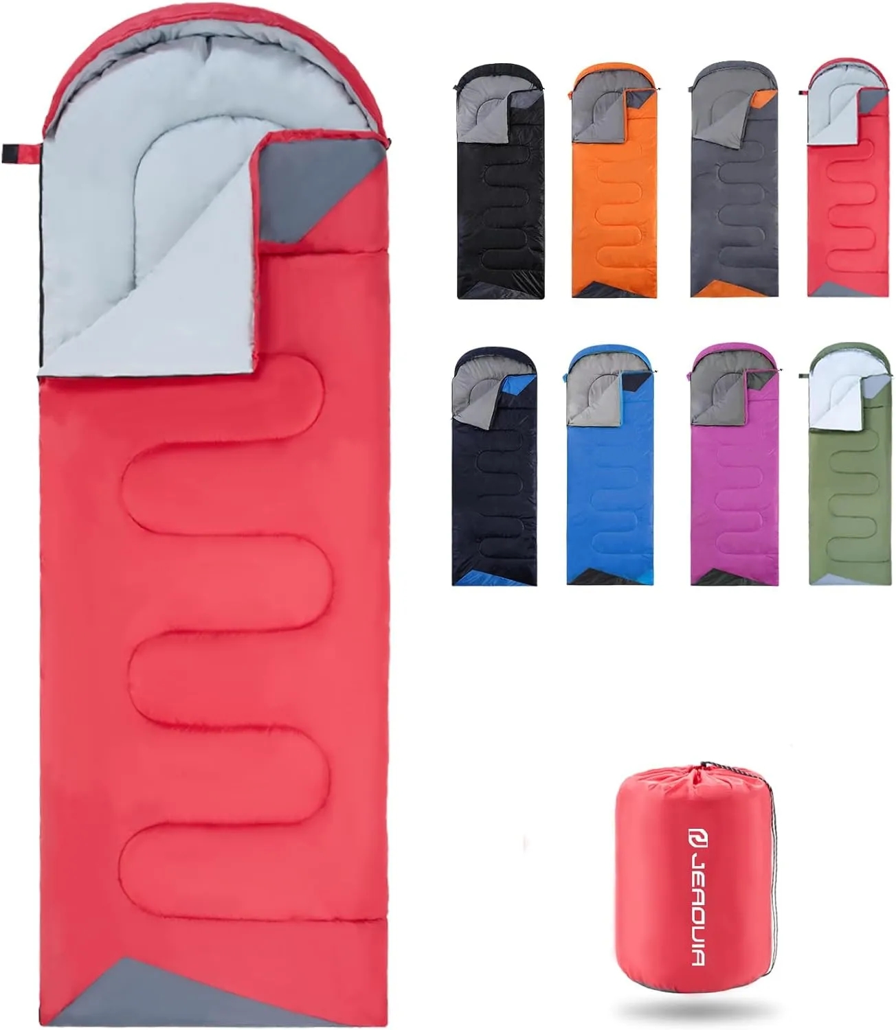 Sleeping Bags for Adults Backpacking Lightweight Waterproof- Cold Weather Sleeping Bag for Girls Boys Mens for Warm Camping Hiking Outdoor Travel Hunting with Compression Bags