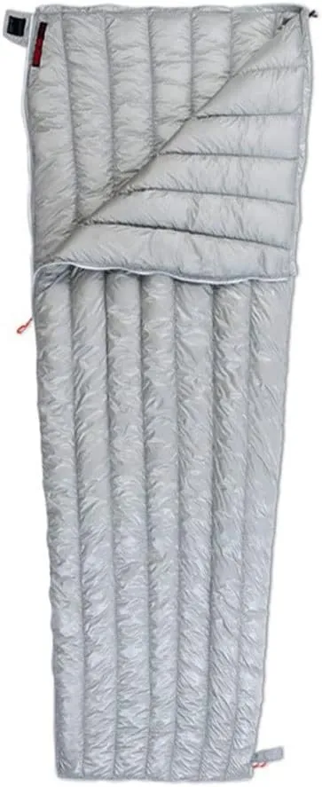 Sleeping Bags Long Gray Outdoor Camping Ultra Light Goose Down Envelope 3 Season Nylon Sleeping Bag