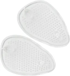 Slippers Half Insoles Gel Cushion 4 Pairs Self-Adhesive Front Insoles Breathable Foot Pad for High Heels