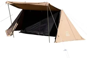 S'more Camping Tent for 2 Person,Waterproof Canvas Tent for Camping, 4 Season Tent, Perfect for Truck Car Camping, Bushcraft, Travel,Green