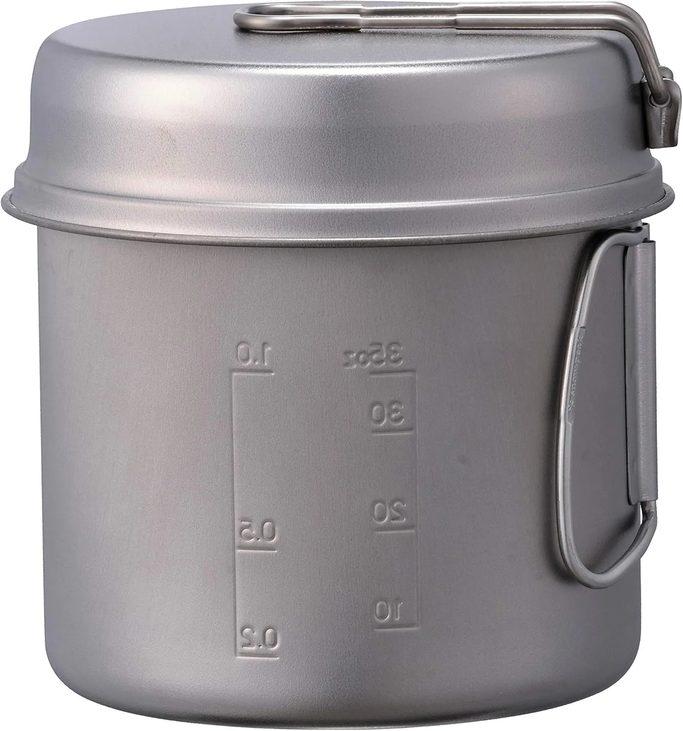 Snow Peak's Titanium Trek Combo Cookware Set, Japanese Titanium, Ultralight and Compact for Camping, Made in Japan, Lifetime Product Guarantee, One Size, Model: SCS-010T