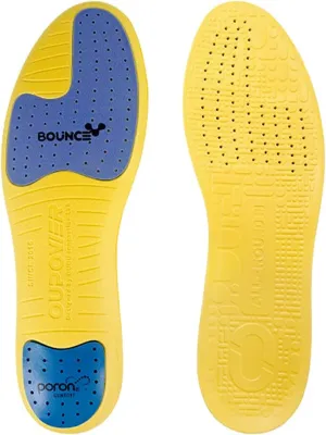 Soccer Cleat Insole Insert fits All Types of Shoes/Heels/Sneakers Gen3 - Extra Cushion Empire Yellow (US9.5-10)