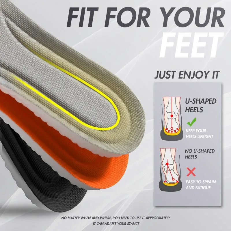 Soft Breathable Sport Shock Absorption Insoles