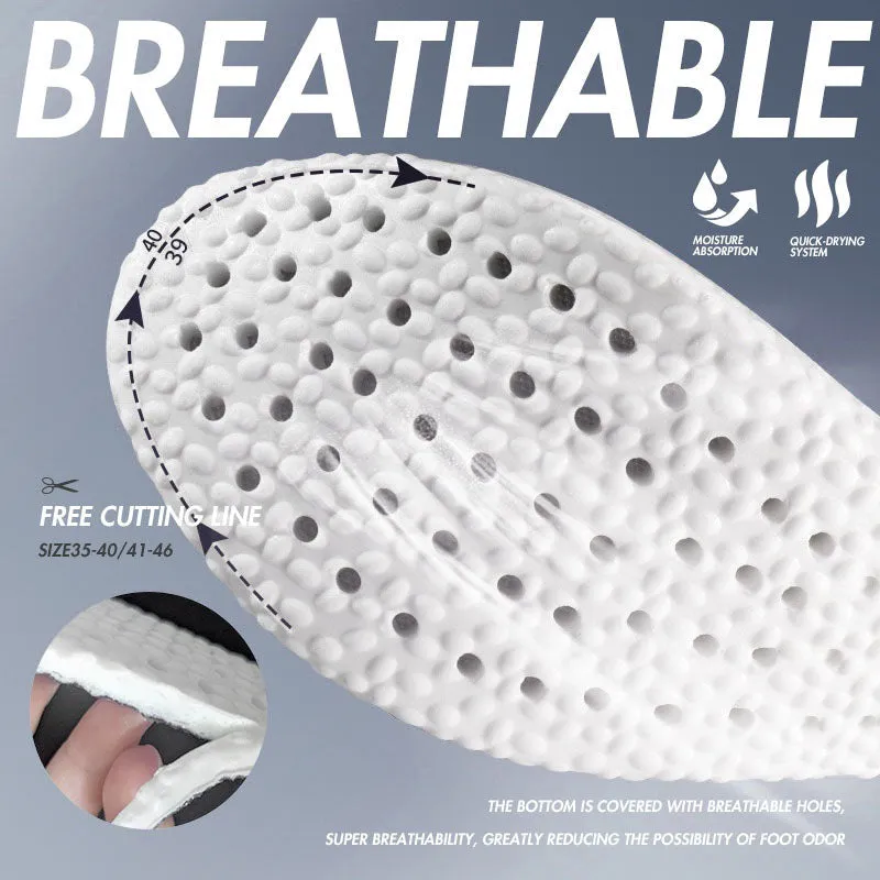 Soft Breathable Sport Shock Absorption Insoles