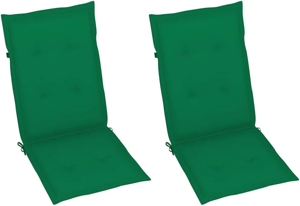Solid Acacia Wood Rocking Chair with Cushions Outdoor Indoor Use, Green Oil Finish High Back Lounge Chair for Patio, Living Room, Porch, Deck