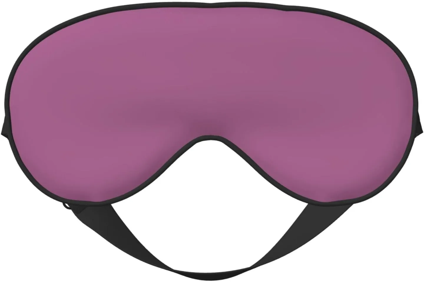Solid Color Grape red Head-Mounted Double-Sided Light-Blocking Sleeping Eye mask to Protect Eyes and Relieve Eye Fatigue