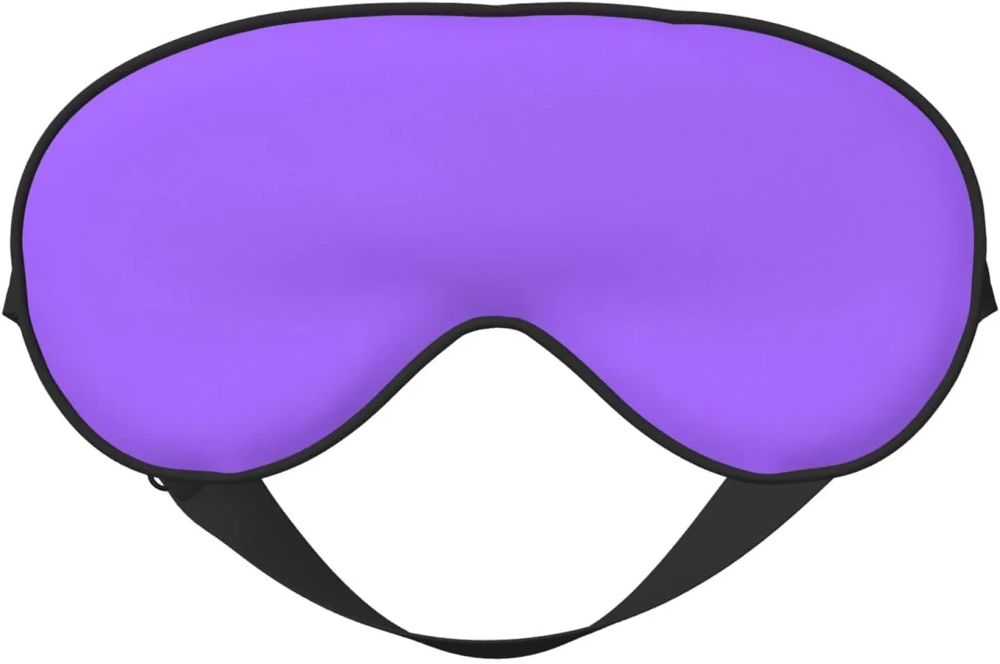 Solid Color Light Purple Head-Mounted Double-Sided Light-Blocking Sleeping Eye mask to Protect Eyes and Relieve Eye Fatigue