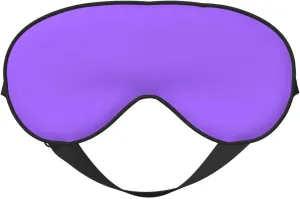 Solid Color Light Purple Head-Mounted Double-Sided Light-Blocking Sleeping Eye mask to Protect Eyes and Relieve Eye Fatigue