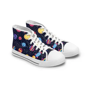 Spaceships Women's High Top Sneakers