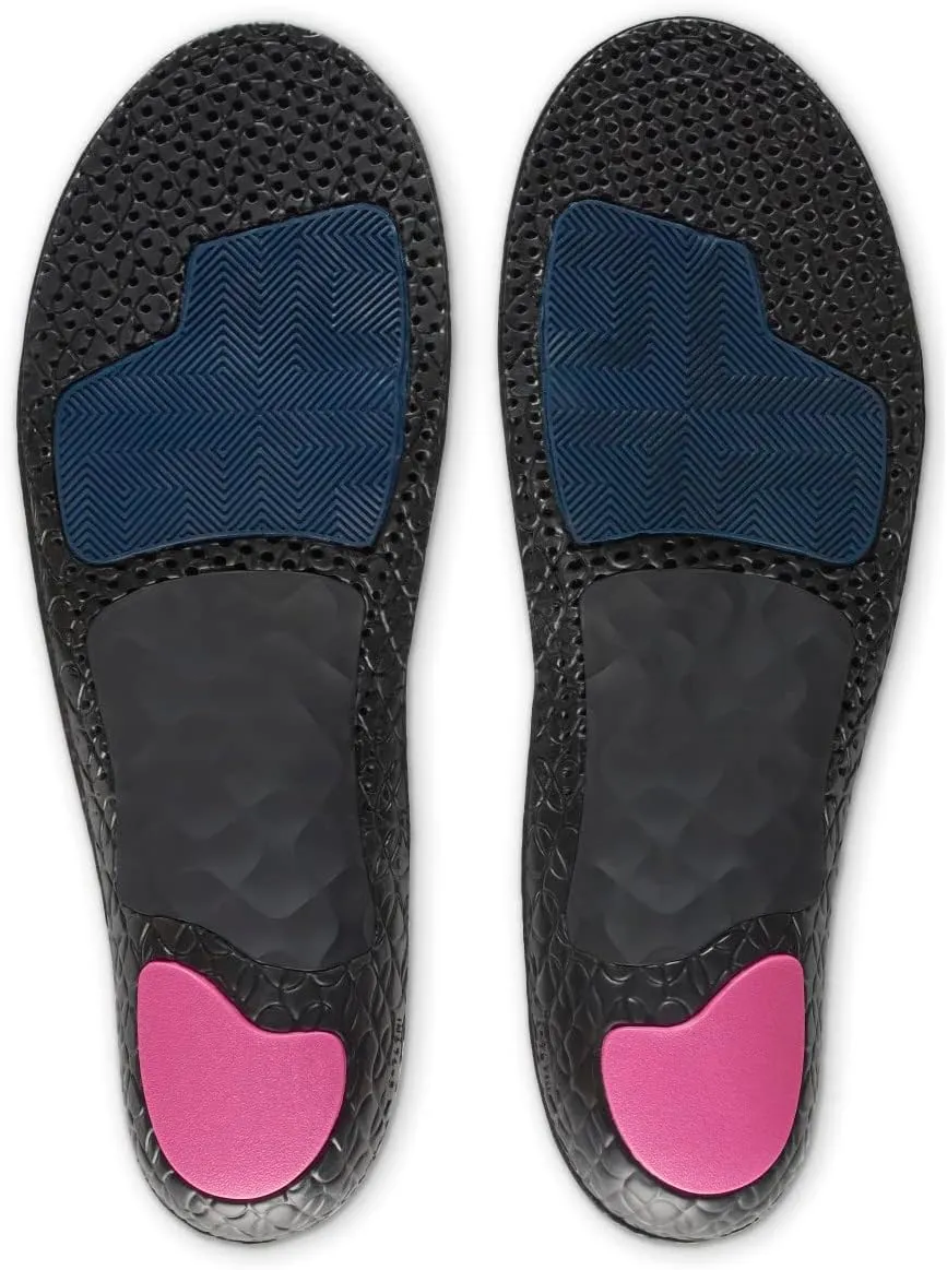 Spenco Ground Control Shoe Insoles for Women and Men, Low Arch, Women's 9-10 / Men's 8-9