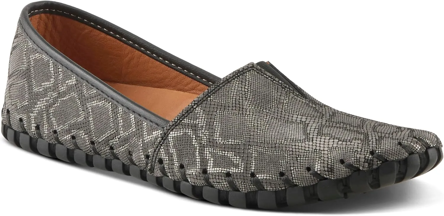 Spring Step Women's KATHALETA-GLO Slip-On Shoes - Premium Leather, Arch Support, Removable Insoles, Made in Turkey