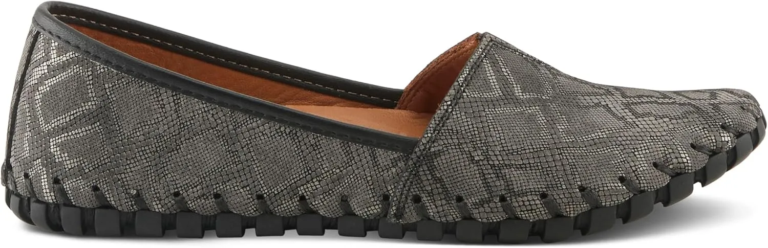 Spring Step Women's KATHALETA-GLO Slip-On Shoes - Premium Leather, Arch Support, Removable Insoles, Made in Turkey