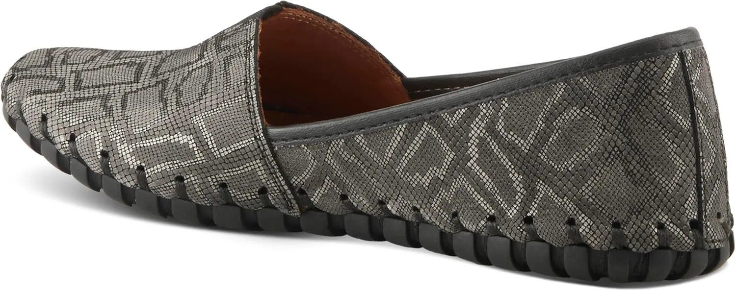 Spring Step Women's KATHALETA-GLO Slip-On Shoes - Premium Leather, Arch Support, Removable Insoles, Made in Turkey