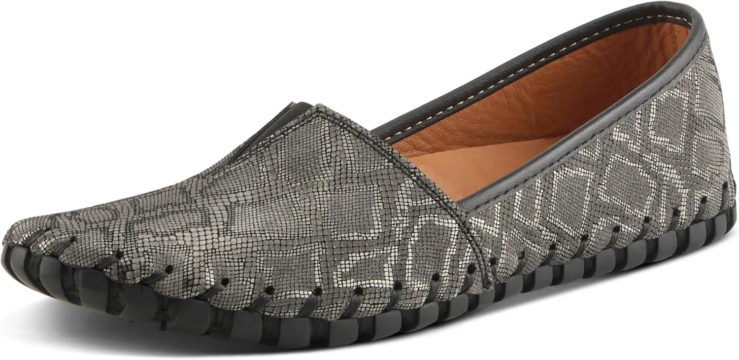 Spring Step Women's KATHALETA-GLO Slip-On Shoes - Premium Leather, Arch Support, Removable Insoles, Made in Turkey