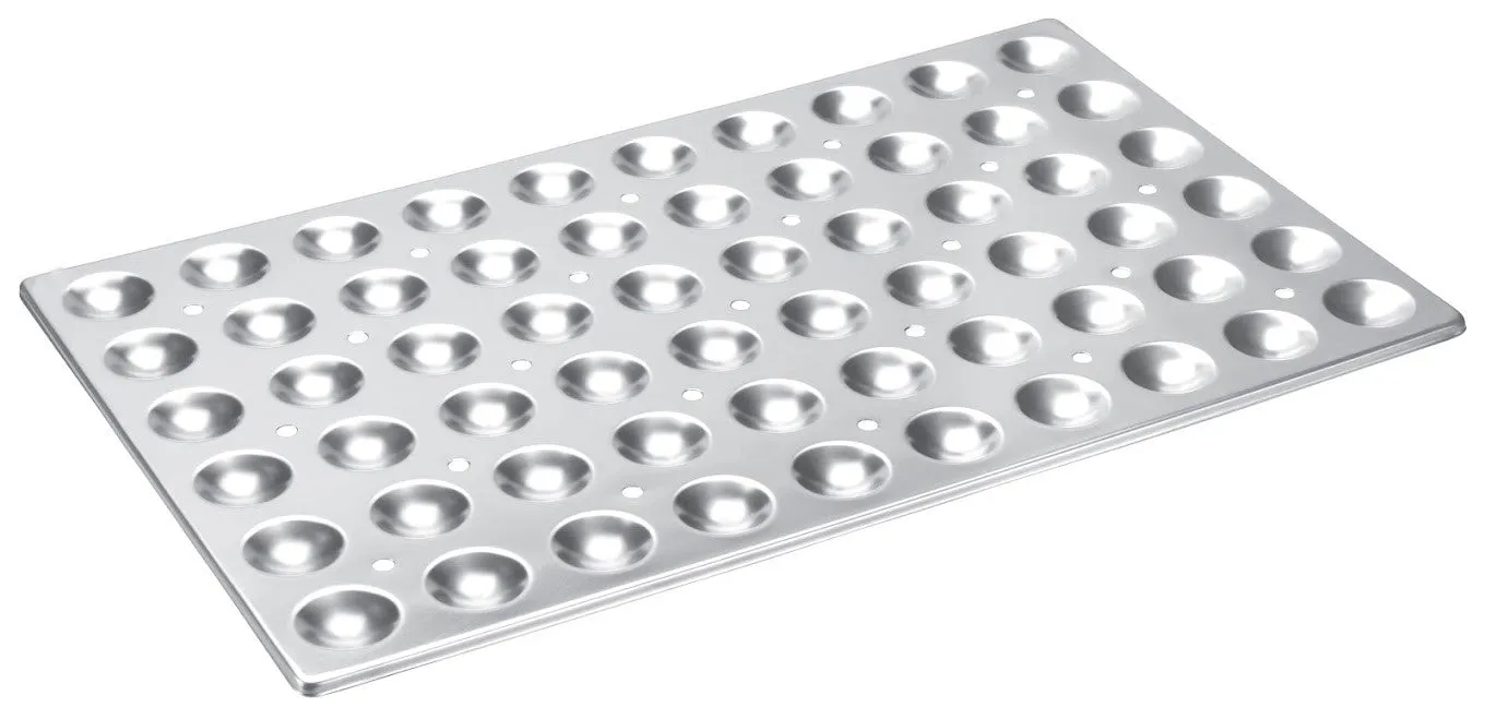 Stainless Steel 1/1 Idli Tray for Combi Oven, 60 Mini Idli's, 1.5" Diameter, 20.8" x 12.8", SS 304