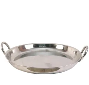 Stainless Steel Heavy Duty Jalebi Kadai Wok, 22", Commercial Cookware, 3 MM Thickness